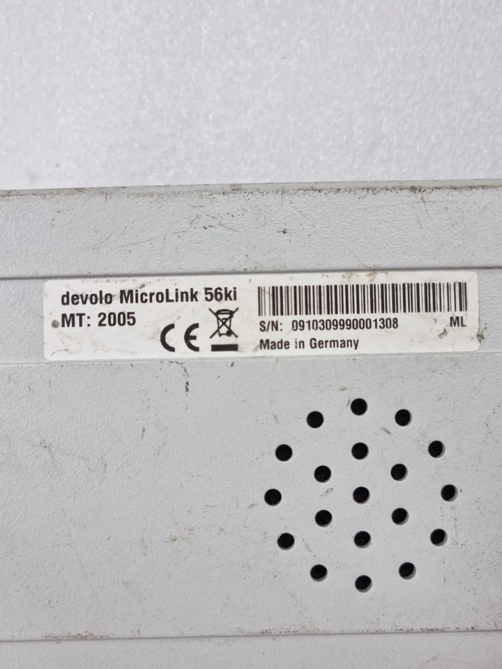 DEVOLO MICROLINK 56Ki MT : 2005 MODEM CARD MADE-GERMANY